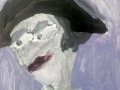 Hilda  painting on board(framed) 2021 40cm H x 35cm w   $ 550