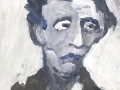 Bertha    painting on board (framed)2021 40cm H x 35cm W   $450